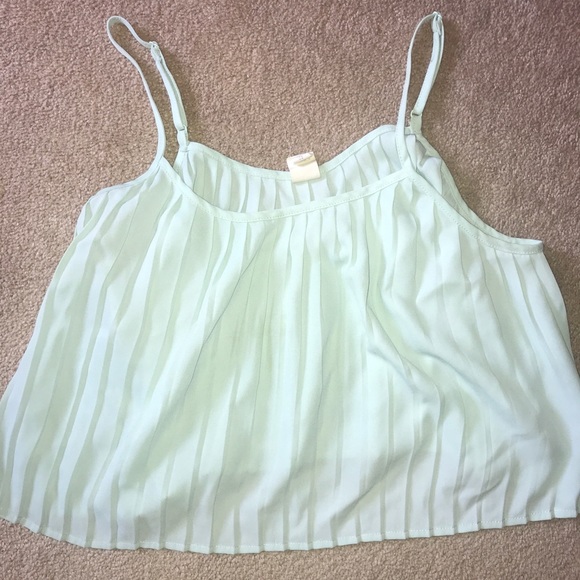 Light blue/Teal, crop top/tank top from LA Hearts - Picture 1 of 2